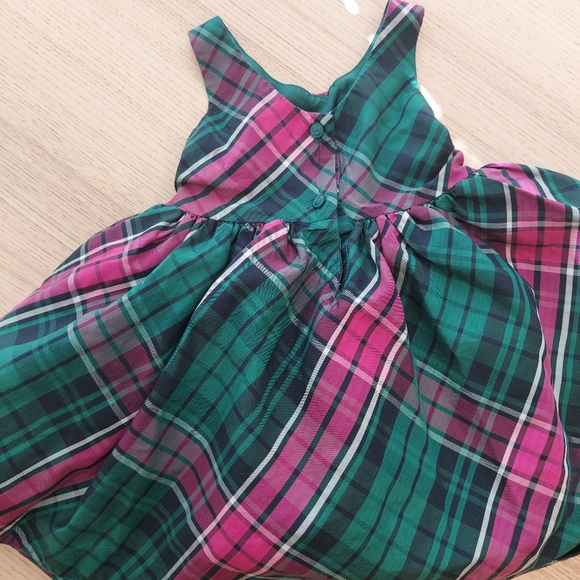 Baby Girl Janie and Jack Plaid Dress - Picture 3 of 5